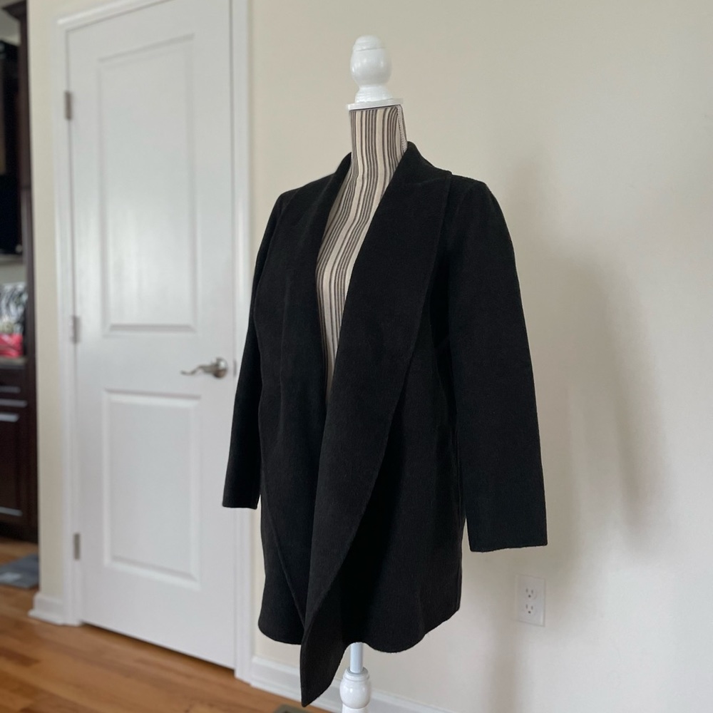 New Theory Cashmere Wool Coat Jacket M Medium